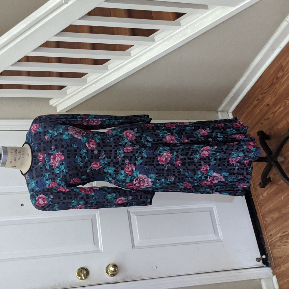 Business in the front, party in the back dress from 1980s